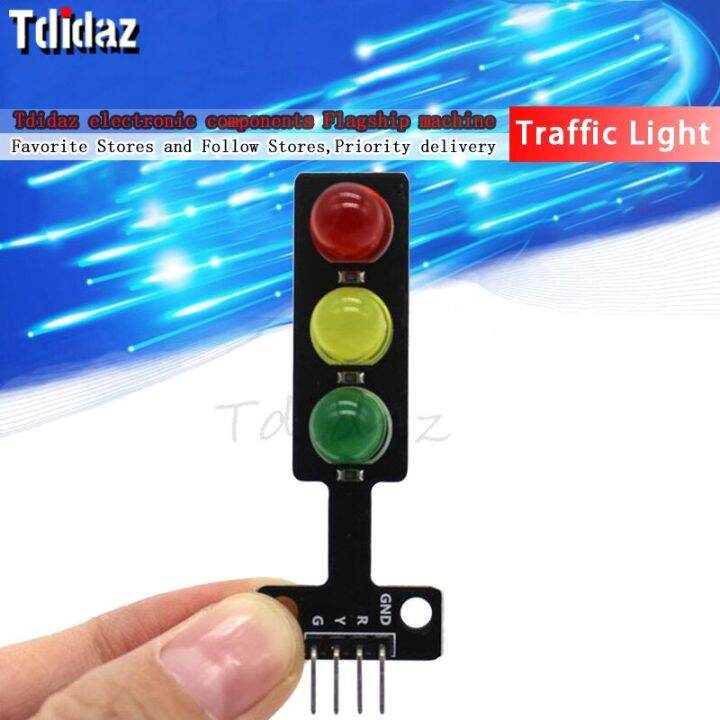 Mini 5V Traffic Light LED Display Module for Arduino Red Yellow Green ...