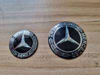 โลโก้ เบนซ์ ดำ ติดทั่วไปภายในและนอก Mercedes - Benz black emblem logo for interior 3.9 / 5.2 cm