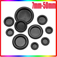 ♈✆♂ 50pcs 7-50mm Single Side Guard Coil Rubber Sealing Plugs Body Plugs Blind Plugs Rubber Grommets o rings Rubber Hole Cap