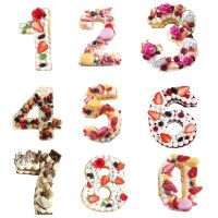 Large Silicone Arabic Number Molds 0-9 Number Shaped DIY Birthday Decor Cake Baking Tools Handmade Kitchen Cake Chocolate Mould