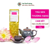 Trà Sen Tây Hồ Thượng Hạng Lộc Tân Cương Túi 100g, Trà Ướp Hoa Sen Cao Cấp