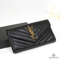 NEW YSL SARAH LONG BLACK CHEVRON GHW