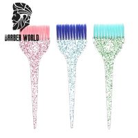 ▼◇✽ Professional Hair Dye Brush Plastic Crystal Hair Coloring Applicator Salon Hairdressing Dye Cream Brush Hair Styling Accessories