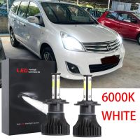 ชุดหลอดไฟหน้าฮาโลเจน LED 6000K 2015-2021 แบบเปลี่ยน สําหรับ Nissan Grand Livina (L11) รับประกัน 12 เดือน