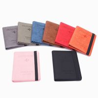 （Layor wallet） ผู้หญิงผู้ชาย RFID วินเทจธุรกิจหนังสือเดินทางครอบคลุมผู้ถือมัลติฟังก์ชั่ ID บัตรธนาคารหนัง PU กระเป๋าสตางค์กรณีอุปกรณ์การเดินทาง