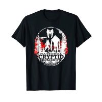 Newest Men T-Shirt Discount Fashion Popular Bigfoot Dogman Mothman Ufo National Cryptid Society T-Shirt Q3BI