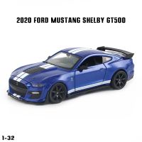 Bburago 1:32รถหรูของสะสม Diecast 2020ฟอร์ดเชลบี GT500รุ่นรถลากรถโลหะผสมเสียงและไฟ