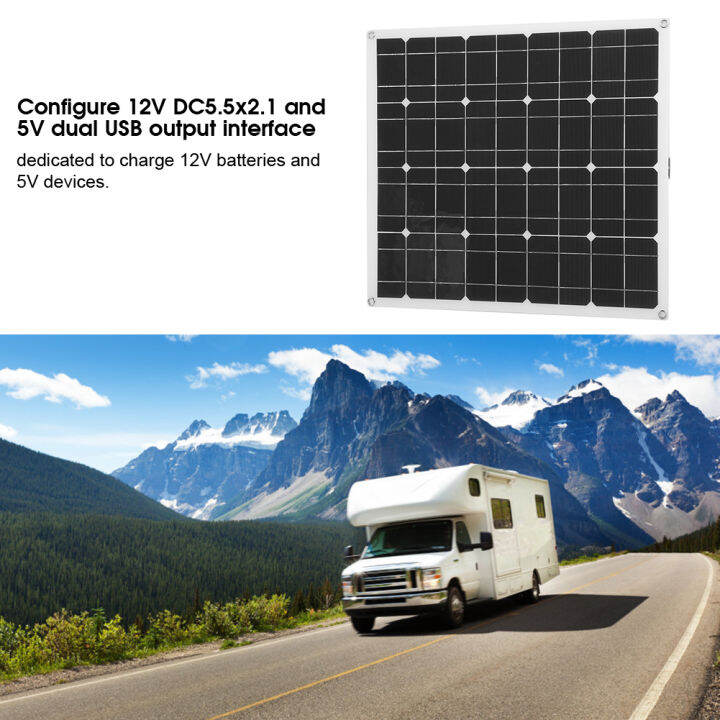 Waterproof Solar Panel Solar Panel 60W 18V for Advertising Lights ...