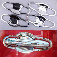 8Pcs รถประตู Handle Bowl ใส่ถ้วยฝาครอบ Trim Molding Bezel Chrome ABS Fit สำหรับ Toyota RAV4 2013 2014 2015 2016 2017 2018