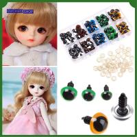 OVCHED SHOP 100PCS กล่อง Toys Crochet Mix Colour Accessories 8-12mm Dolls Eyes Craft Animal Safety Eyes