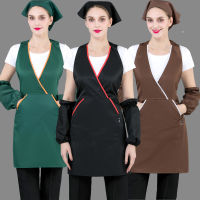 beauty apron Home Kitchen cleaning apron Fruit Coffee Shop Tea Shop Ho Advertising Supermarket Restaurant service Work apron