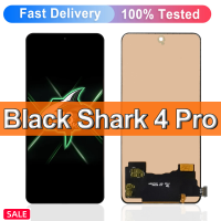 100% ทดสอบสำหรับ Black Shark Xiaomi จอ PRS-H0ฉลาม4จอแอลซีดี A0พร้อมดิจิไทเซอร์หน้าจอสัมผัสสำหรับชิ้นส่วนอะไหล่ LCD BlackShark 4 Pro 4Pro