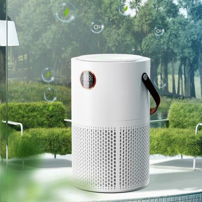 Negative Ion Air Purifier Portable Desktop Air Purifier UVC Ozone Generator Silent Deodorization for Bedroom Office Living Room
