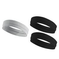 3Pcs Workout Headbands Stretchy Wicking Quick Drying Hairband for Men Women Running Yoga