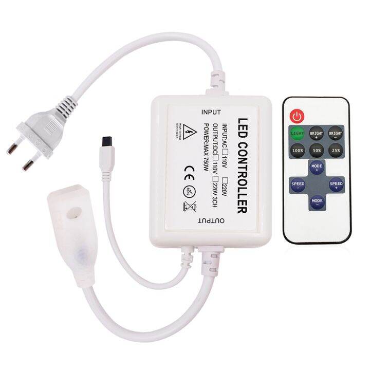 Led Strip Dimmer Switch 750W 11 Key IR Remote Control Led Controller