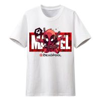 เสื้อยืดfashionเสื้อยืด พิมพ์ลายกราฟฟิค Deadpool The Avengers ครบรอบ 10 ปี น่ารัก สําหรับผู้ชายS-5XL  615G