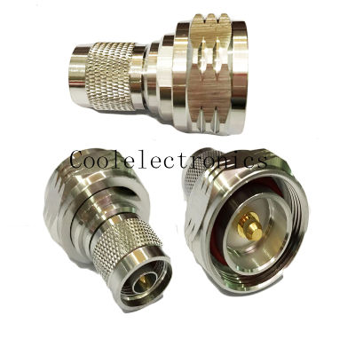 1pc L29 7/16 DIN Male to N Male Plug RF Coaxial Adapter Connector