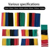 164pcs Thermoresistant Heat Shrink Tubing Wrapping KIT Termoretractil Shrinking Tube Assorted Pack Wire Cable Insulation Sleeve