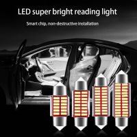 ไฟ LED รถยนต์4014 SMD 24/30/36 / 39 LED,ไฟอ่านหนังสือ12V C5w LED C10w ไฟภายในรถยนต์31มม. 36มม. 39มม. 41มม. 5ชิ้น