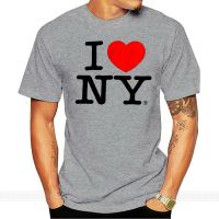 2023 newcustomized cotton Mens เสื้อยืด I Love The York Screen Heart 100 cotton Breathable