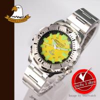 AMERICA EAGLE นาฬิกาข้อมือสุภาพบุรุษ สายสแตนเลส รุ่น AE03355G - Silver/Yellow