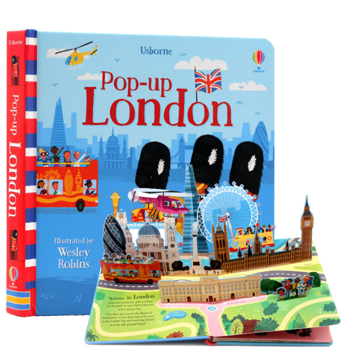 usborne-produced-london-pop-up-three-dimensional-book-english-original-picture-book-london-famous-landmark-interesting-3d-visual-three-dimensional-book-early-education-enlightenment-turning-hole-book