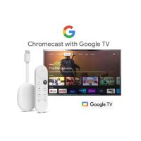 Chromecast with Google TV Gen 4, รับประกัน 3 เดือน, รองรับ 4K, HD, Dolby Vision, Dolby Atmos, กล่อง Android, Android TV