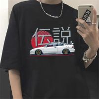 【ใหม่】 JDM รถเสื้อยืดผู้ชายญี่ปุ่น Style100ผ้าฝ้ายดริฟท์รูปแบบที่กำหนดเองสไตล์พิมพ์สบายๆยูโรขนาด2022ฤดูร้อน Tee O-คอกราฟิก