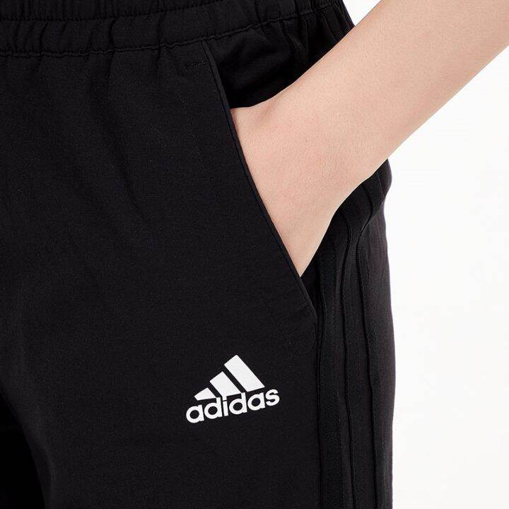 adidas-sports-pants-womens-autumn-new-black-sweatpants-breathable-training-pants-running-pants-fm9252