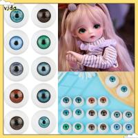 VJDA 1 pair 24มม.30มม สำหรับตุ๊กตา BJD DIY ตุ๊กตาทำหัตถกรรม ของเล่นสัตว์เพื่อความปลอดภัย ตาอะคริลิค ลูกตาตุ๊กตา