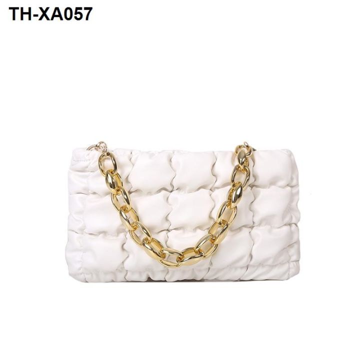 new-female-fashion-inclined-shoulder-bag-chain-parcel-euramerican-fold-mobile-cloud-packages-wholesale