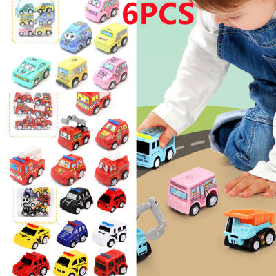 6PCS 1/2/3 Powered Gifts Vehicles Friction Set Boys Car Cars Mini Toy Car Boys Gifts Pullback Toy Car