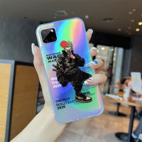 Volans สำหรับ Realme C12 C25 Narzo 20 Narzo 20 Pro Narzo 30A อนิเมะ บน การ์ตูนเคสโทรศัพท์สลายเลเซอร์สายรุ้งใสขอบบางเฉียบ นุ่มพิเศษเคสกันกระแท