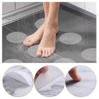 ⊕ 10pcs Bathroom Shower Non-Slip Strips Stickers Anti-Slip Adhesive Tape Transparent Waterproof Bathroom Accessories Home Bath Mat