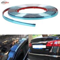 【CW】3m Chrome Strip Car Mouldings Stickers Decoration Door Rearview Mirror Bumper Lips Protector Tape Self Adhesive Auto Accessories