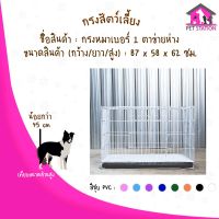 ( Promotion ) สุดคุ้ม กรงสี่เหลี่ยม1ตาข่ายห่าง ราคาถูก กรง สุนัข กรง หนู แฮม เตอร์ กรง สุนัข ใหญ่ กรง กระรอก