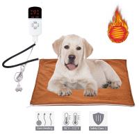 【LZ】 Pet Heating Pad for Cat Dog Soft Electric Blanket Temperature Control Waterproof House Heater Animal Bed Warmer Heated Floor Mat