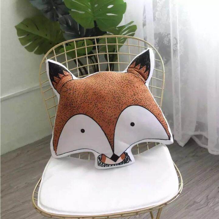 ins-nordic-cute-animals-plush-toys-bear-deer-fox-sofa-pillow-cushion-children-room-decor-nursery-kids-room-baby-birthday-gifts