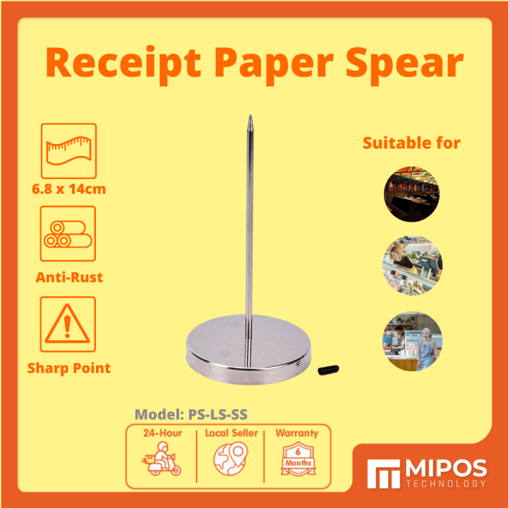 Receipt Paper Spear / Paper Spike / Note Stand / Receipt Holder / Spike