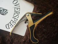 overspeed Guitar Capo คาโป้ รุ่น os -01 สีทอง  เเถมฟรีปิกกีต้าร์ 3 อัน