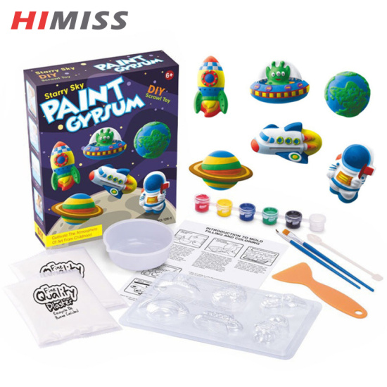 Himiss rc children diy dinosaur plaster mould shaping toy painting set - ảnh sản phẩm 6