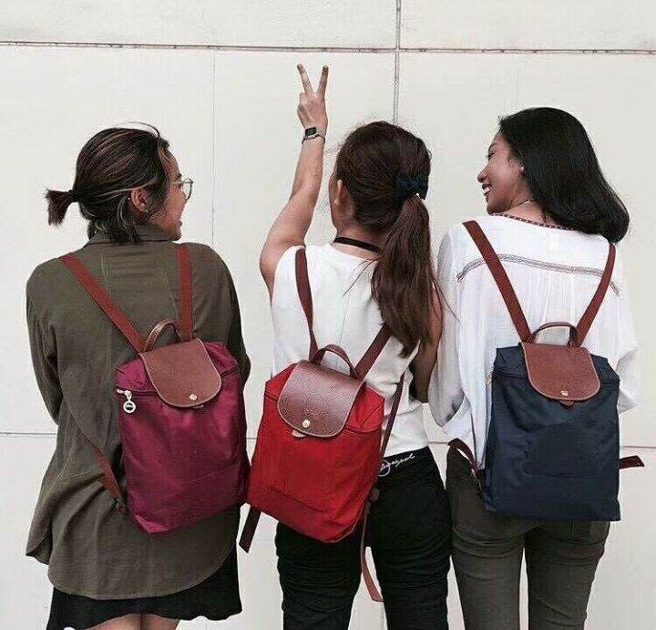 Genuine Longchamp Le Pliage Original Waterproof Nylon Backpack Shoulder