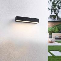 Down Or Up Luminous Direction Aluminum And Glass LED Wall Lamp Outdoor Wall Light Waterproof Wall Sconce AC90-260V