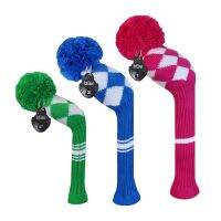 Scott Edward Knitted Golf Cover Set 3 Pcs With Classical Combination For Driver,Fariway And Hybrid,Personalized Headcovers