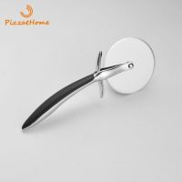 PizzAtHome Zinc Alloy Pizza Cutter Knife Smooth Rotating Pizza Slicer Wheel Round Knife Pasta Cutter with Handle Baking Tools