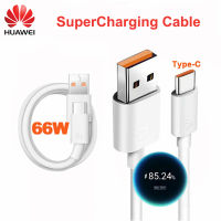 สายชาร์จเร็ว USB Type-C 6A,สายชาร์จของแท้สำหรับ Huawei Nova 7 8 Se Mate 20 30 40 P30 P40 Pro Honor 30 30S