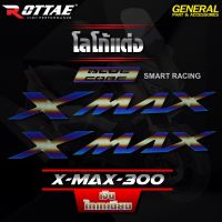 โลโก้ XMAX​ งานสแตนเลส ไทเทเงิน /ไทเททอง ยี่ห้อ ROTTAE by Moritech