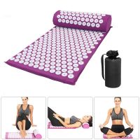 Spike Mat Acupuncture Massage Yoga Mat Relieve Stress Massager Cushion Back Body Pain Acupressure Kuznetsov Аппликатор Кузнецова