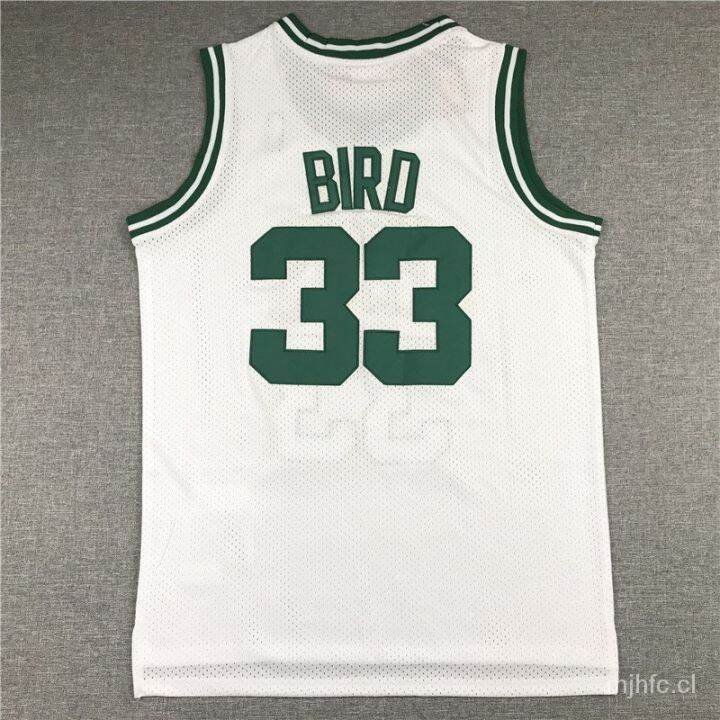 เสื้อกีฬาแขนสั้น-ลายทีม-boston-celtics-no-7-สไตล์-33-bird-2020-โลโก้บาสเก็ตบอล-สีขาว-สไตล์เรโทร