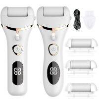 ZZOOI Electric Foot File new Rechargeable Waterproof Hard Skin Remover Foot with 3 Rollers Foot Files for Hard Skin and Dead Skin